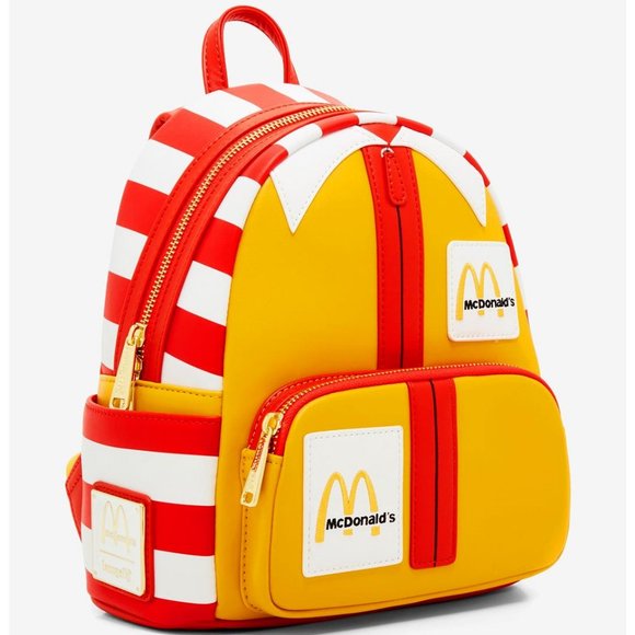 McDonald’s Ronald McDonald Outfit Mini Backpack by Loungefly & Fry Keychain New main image 9